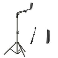 Phone Tripod Adjustable Horizontal Overhead Tripod Outdoor Live Broadcast Mobile Phone Stand Floor Tripod for Recording/Vlogging juoda