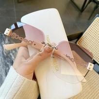 Latest Square Sunglasses Women Cool Brand Designer Colorful Sun Eyeglasses Female Rimless Round Outdoor Eyewear Other