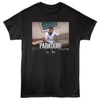 The Office TV laida Michaelis ant sofos PARKOUR vyriški marškinėliai S gray