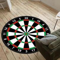 Dart Board Pattern Round Carpet Anti-Slip Area Rug Floor Mats Bedroom Living Room Decor Children Play Rugs Alfombra Chair Mat 60cm