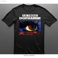 Lil Tecca DOPAMINE The Experience North America Tour T Shirt New S 5XL 2025 vintage Washed fashion graphic Casual Slightly S įvairiaspalvis