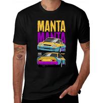 Men's Manta Manta 1991 Vintage Racing Car Graphic T-Shirt - Retro 90s JDM Design with Manta Manta & 1991 License Plate, 100% Short Sleeve Crew Neck XL juoda