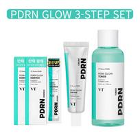 [VT COSMETICS] PDRN GLOW 3-STEP SET (Essence ×2, Cream 50ml, Toner 200ml) white
