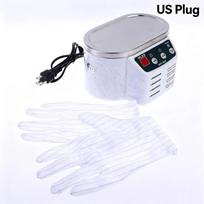 1 Set 30/50W Ultrasonic Cleaner Sonicator Bath 40Khz Degas For Watches Contact Lens Glasses Denture Teeth Electric Makeup Razor US 110V white