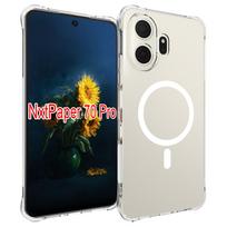 TCL NxtPaper 70 Pro dėklas Magsafe, su oro pagalve, atsparus smūgiams, oro pagalvė, silikoninis TPU galinis dangtelis, minkštas dėklas TCL NxtPaper 70 Pro TCL NXTpaper 70 Pro blue