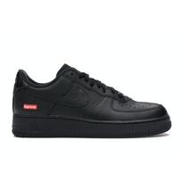 Nike Supreme x Air Force 1 Low Box logotipas – juodi unisex sportbačiai CU9225-001 45.5 black