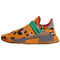 Mens Pharrell x adidas NMD Human Race Animal Print Unisex Sneakers Orange Focus-Orange Core-Black GZ4439 36 orange