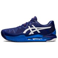 Asics Gel Resolution 8 2E Wide Dive Blue Men Sneakers White 1041A113-405 43.5 blue