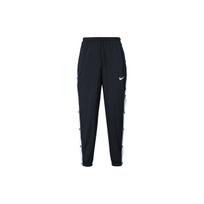 Nike Sportswear Windrunner Woven Snap-Button Joggers With Drawstring and Cuffed Hem Women Bottoms Black AR3083-011 S white