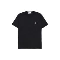 Stone Island Compass Patch Logo T-Shirt Black Men Tops 801524113-A0029 S