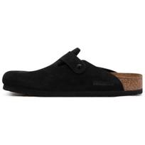Birkenstock Boston Soft Footbed Suede Black Women Sneakers 0660471/0660473 36