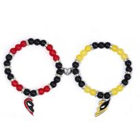 2pcs Deadpool and Wolvers Bracelet Best Friend Bracelet Gifts set black