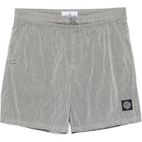 Stone Island Solid Logo Elasticated Swim Shorts Men swimwear Gray K1S15B1000-09S0043-V0061 S