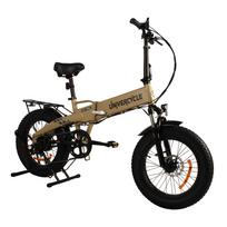 UNIVERCYCLE B1 20'' Miesto sulankstomas elektrinis dviratis Galia 350W Baterija 48V12.5Ah Maksimalus greitis 25KM/H Lauko patogus Unisex elektrinis dviratis B1 KHAKI 25KM/H chaki
