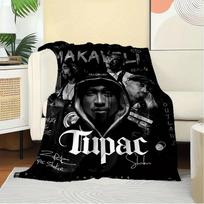 1 vnt. Rap, Legendos, Hip Hop spaudinio flanelinis pledas. Tinka visiems sezonams, puikiai tinka namams, kelionėms ar stovyklavimui 48 80cm x 120cm gray