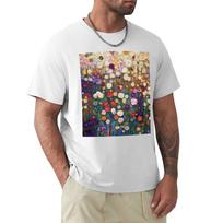 Flower Garden  Gustav Klimt TShirt topping oversized oversized t shirts for men S gray