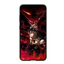 for Samsung Galaxy S25 S24 S23 S22 Ultra FE Plus A37 A57 A56 A55 A06 A16 A15 A36 A26 A35 A05 A25 A54 A34 S9 Phone Case Cartoon Asta Black Clover Cover for iPhone 17 Pro Max elnias