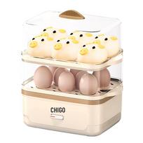 CHIGO Dual-Layer Multi-functional Automatic Egg Cooker Steamer CN plug (adapter included) balta