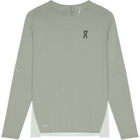 On Performance Round Neck Lg Sleeve Slim Fit Breathable T-Shirt Men tops 1ME10244422 S gray