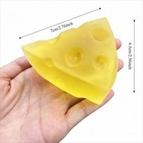 Squishy Triangular Cheese Maltose Fidgets Toys Super Soft Cheese Squeeze Toy Funny Anti-stress Sensory Toy for Adults Gifts
