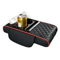 Car Center Consoles Pad, Universal Waterproof Car Armrest SeatBox Cover, Car Interior PU Leather Armrest Cover