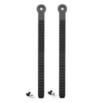 Snowboard Ankle Ladder Strap Binding Replacement Sturdy Universal Simple Installation Ankle Strap Snowboard Binding Parts 2pcs black