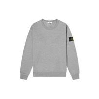 STONE ISLAND Garment Dyed Sweatshirt 'Melange Grey' Men's 741563051-V0M64 XL
