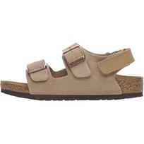 Birkenstock Milano Kids Comfortable Fashion Narrow Slip-Resistant Durable Low-Top Sandals Kids sandals Gray-Brown 1029471 26