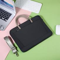 Nešiojamojo kompiuterio krepšys „MacBook Neo“ 13 colių, modelis A3404, dėklas-rankovė „MacBook Air/Pro“ 13-16 colių, M5 16,2 colio nešiojamojo kompiuterio krepšys su dirželiu 15.4-15.6 inch rožinė