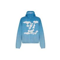 LOUIS VUITTON 2010-ųjų Monogram Cloud Vėjo striukė 1A8A7M 48 dangaus mėlyna spalva