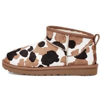 UGG Classic Ultra Mini Batai Karvės Rašto Moteriški 1123630-CHE 38 black