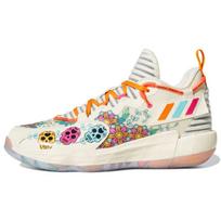 adidas Dame 7 EXTPLY Day of The Dead Men Sneakers White Tennessee-Orange Core-Black GW3832 42 white