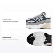 New Balance Vyriški 990v6 Pagaminti JAV Grey Day 2023 Unisex Sportbačiai Marblehead Vintage-Indigo U990TC6 37.5 gray
