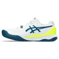 ASICS Gel Resolution 9 Wide White Restful Teal Vyriški sportbačiai 1041A376-101 47 white