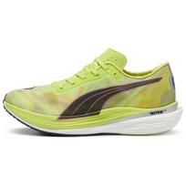 Puma Deviate Nitro 2 Lime Pow Black Men Sneakers Yellow Poison-Pink 380088-01 46 beige