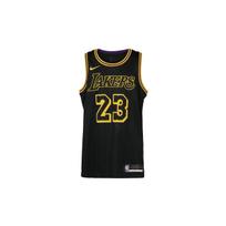 Nike NBA Lakers Lebron James Swingman marškinėliai Juodi Vyriški Gatvės stiliaus DJ1433-011 S yellow