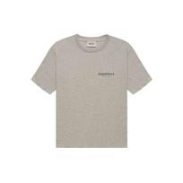 Fear of God Essentials Short Sleeve T-Shirt FW21 Unisex Tops Dark-Heather-Oatmeal FOG-FW21-222 S gray