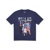Palace Pallas Movie Character Feud Short Sleeve T-Shirt Unisex Tops Navy-Blue P16TS070 S gray