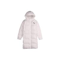 PUMA Warm Long Hooded Down Jacket Unisex Jackets White 581642-02 XL white