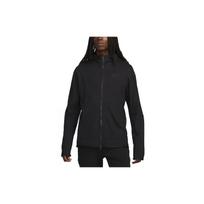 Nike Tech Fleece Lightweight Solid Logo Double Zipper Hooded Jacket Men Jacket Black DX0822-010 XXL black