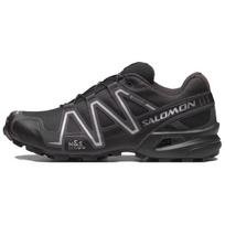 Salomon Speedcross 3 Gtx Fashion Versatile Fabric Non-Slip Wear-Resistant Waterproof Low-Top Running Shoes Unisex Running Shoes Black 476002 38⅔ gray