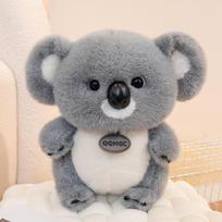 Mielas mažas koalos lėlės pliušinis žaislas koalos lokio lėlė mergaitės rankinė per petį maišelis skudurinis lėlė 30cm（0.45kg） gray