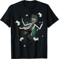 Mademark x Rick and Morty - Rick and Morty Shirt a Rickle in Time T-Shirt T-Shirt S įvairiaspalvis