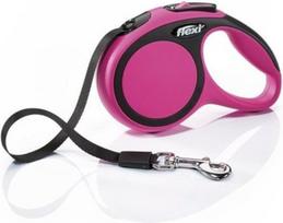 Automatinis pavadėlis New Comfort, rožinis, 5 m, įvairių dydžių, M