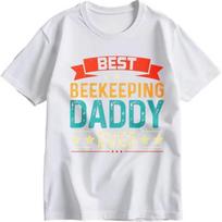 Fashion Tshirt Breathable Boys Oneck Tshirt Brand Best Beekeeping Daddy Ever Fashionable for Her Top Tees Minimalist Teeshirt L