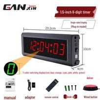 Ganxin Portable Digital 6-Digit Sports Timer gray
