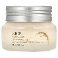 The Face Shop, Rice Ceramide, Moisturizing Cream, 1.69 fl oz (50 ml) beige
