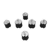 Small Annular AV- Buffer Isolator Shock Mount Quality Material Made 6 Pc/set Fitting for 61 66 133 136 141 272S Durable- 1 black