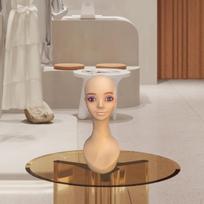 Mannequin Head Hat Display Stand Multifunctional Manikin Wig Female Model for gray