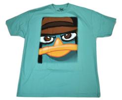 Phineas & Ferb vyriški agento P Seladon marškinėliai M black